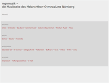 Tablet Screenshot of mgnmusik.de